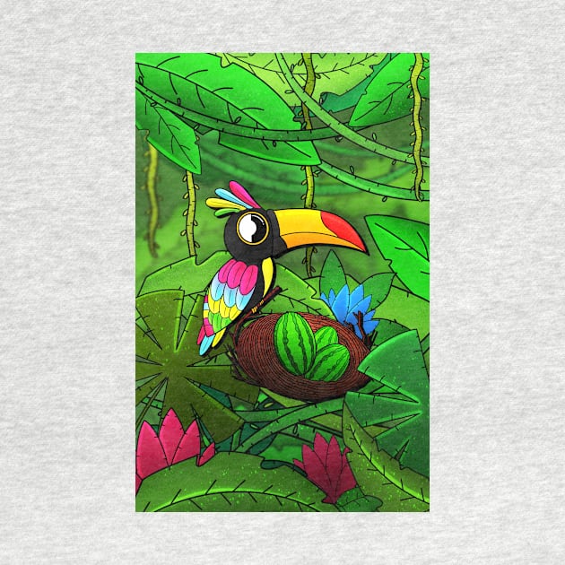 Jungle Toucan by Svh_illustrations